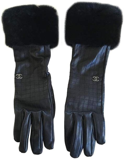 chanel gloves 2017|used leather Chanel gloves.